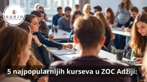 5 najpopularnijih kurseva u ZOC Adžija: