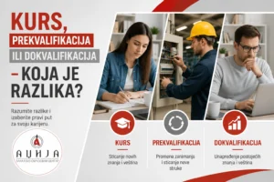 Prekvalifikacija dokvalifikacija il kurs koja je razlika
